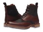 Massimo Matteo - Brushed Suede/leather Wing Boot