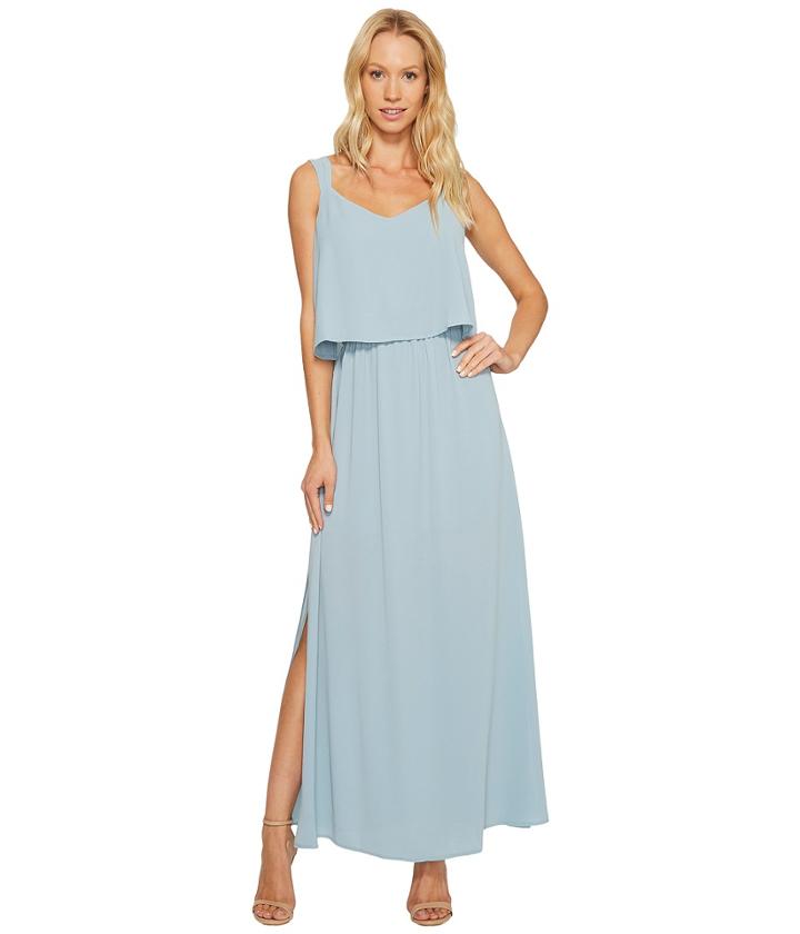Vince Camuto - Sleeveless Pop Over Maxi Dress W/ Side Slits