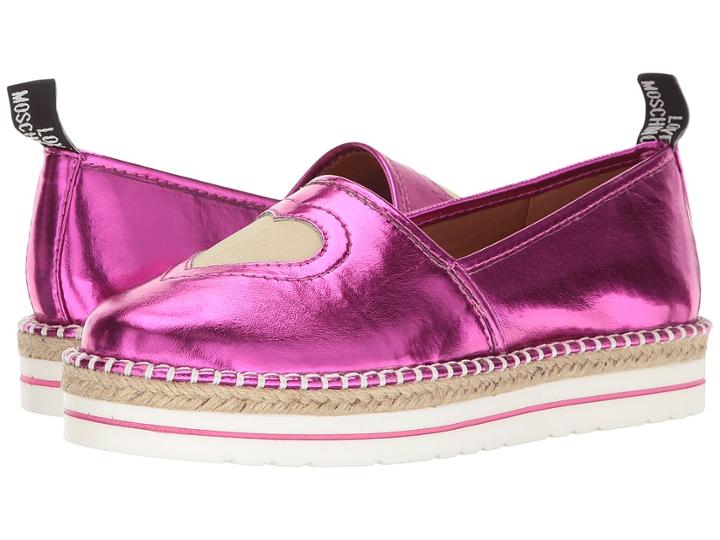 Love Moschino - Metallic Heart Espadrille