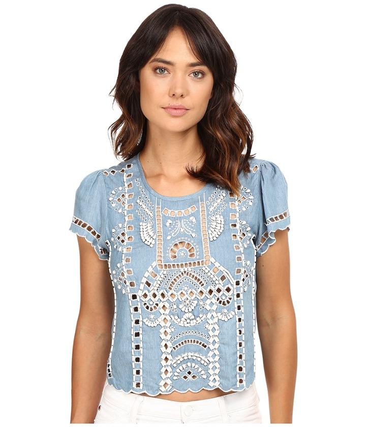 Lovers + Friends - Weekender Ruffled Top