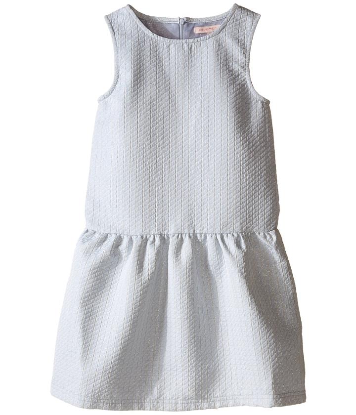 Appaman Kids - Classic Perry Drop Waist Dress With Gold Lurex Stitch Detail