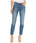 Mavi Jeans - Adriana Mid-rise Super Skinny Ankle In Mid Flower Embroidery