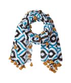 San Diego Hat Company - Bss1549 Lightweight Scarf With All Over Print And Tassels