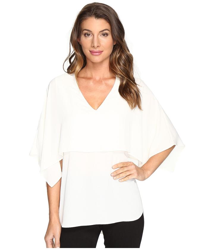 Karen Kane - V-neck Double Layer Top