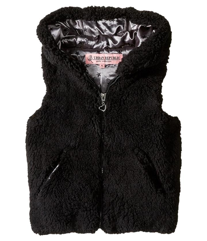 Urban Republic Kids - Woobie Vest With Hood Pockets