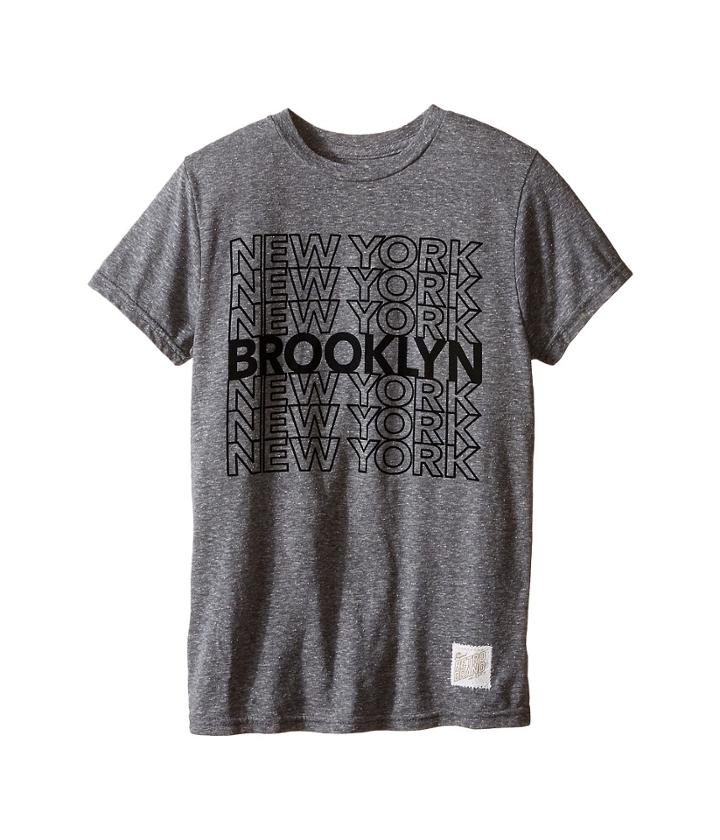 The Original Retro Brand Kids - Brooklyn New York Short Sleeve Tri-blend Tee