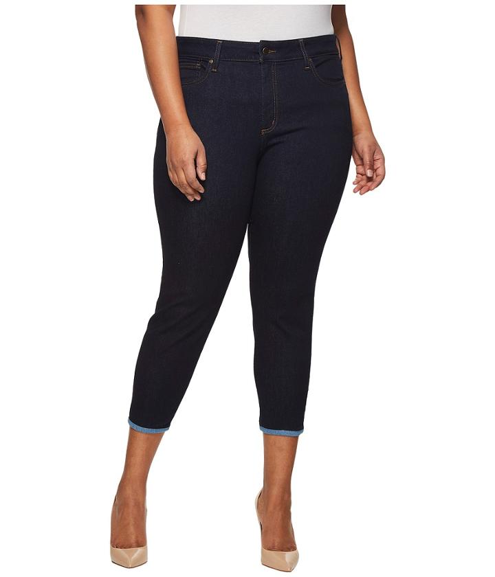 Nydj Plus Size - Plus Size Alina Ankle W/ Contrast Hem In Rinse
