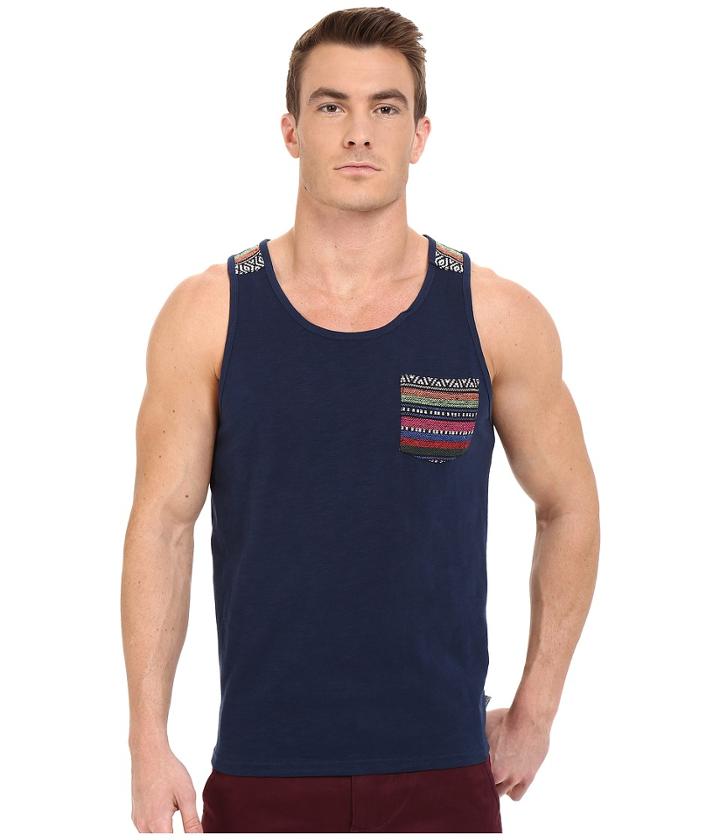 Threads 4 Thought - Baja Jaquard Pocket Tank Top