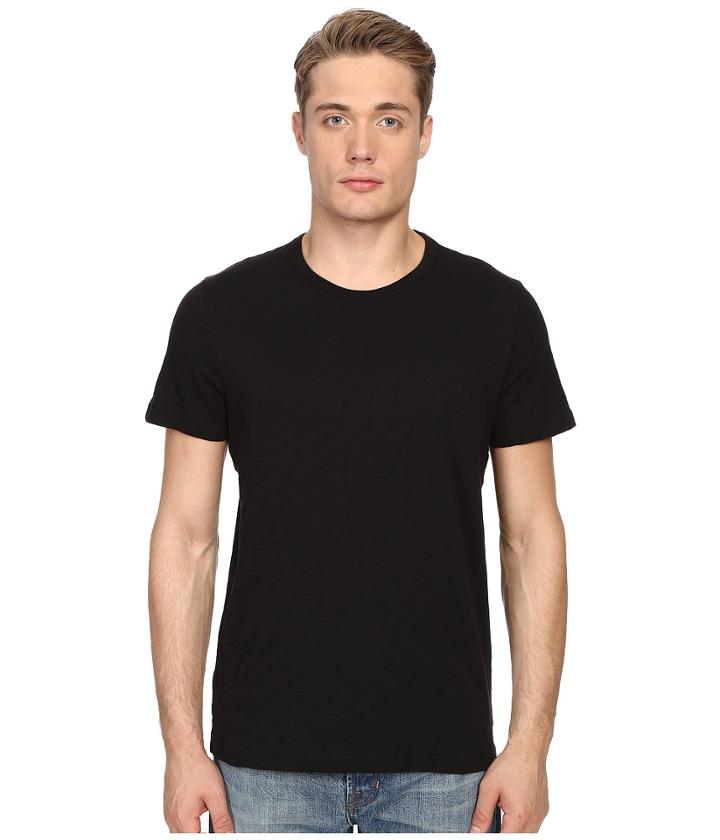 Vince - Short Sleeve Slub Crew Neck Shirt