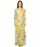 Boutique Moschino - Flower Printed Creponne Maxi Dress