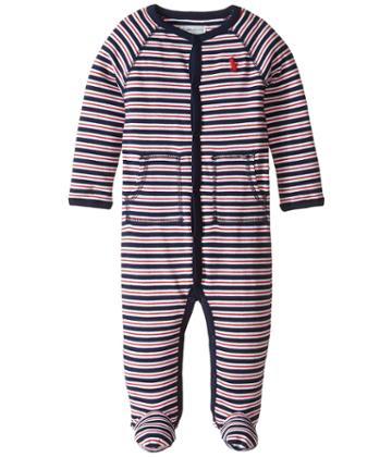 Ralph Lauren Baby - Yd Interlock Stripe Coveralls