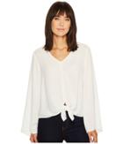 Karen Kane - Tie-front Bell Sleeve Top