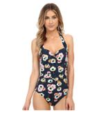 Seafolly - Cabana Rose Soft Cup Halter Maillot