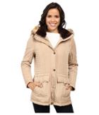 Jessica Simpson - Quilted Anorak W/ Removable Hood And Faux Fur