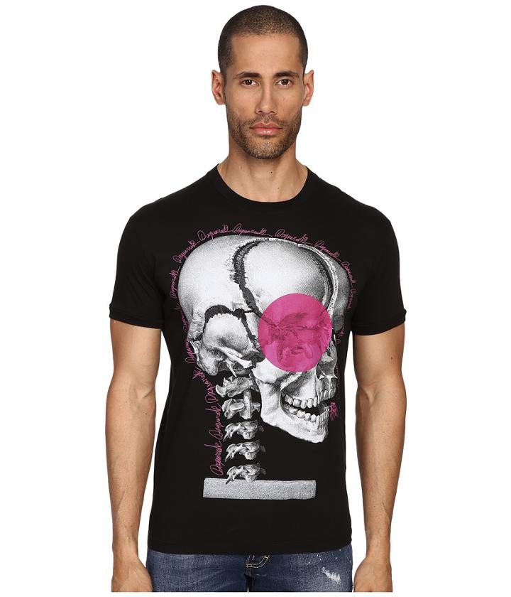 Dsquared2 - Chic Dan Fit Skull Print T-shirt