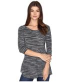 Roper - 0536 Space Dyed Sweater Jersey Pieced Top