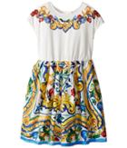 Dolce &amp; Gabbana Kids - Escape Maiolica Flared Dress