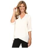Karen Kane - Embellished Asymmetrical Hem Top