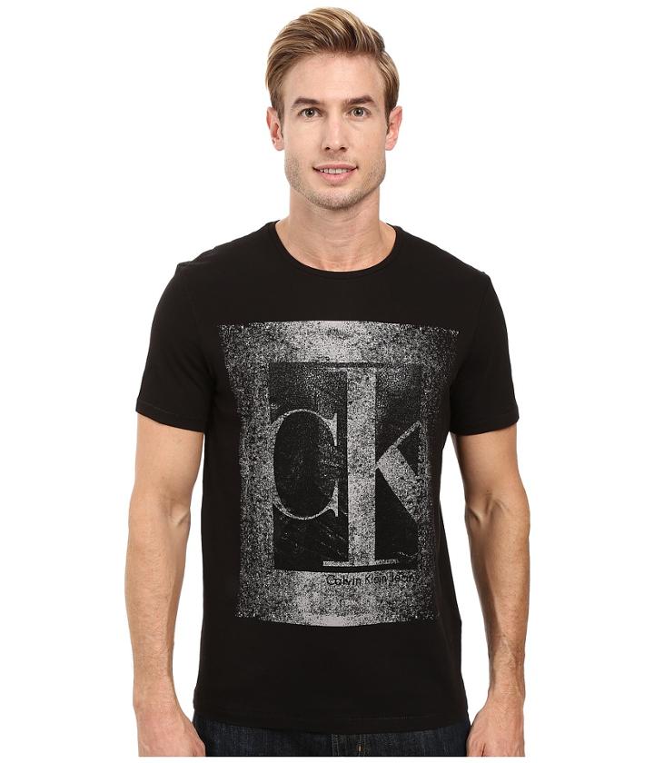 Calvin Klein Jeans - Crackled Crew Neck Tee