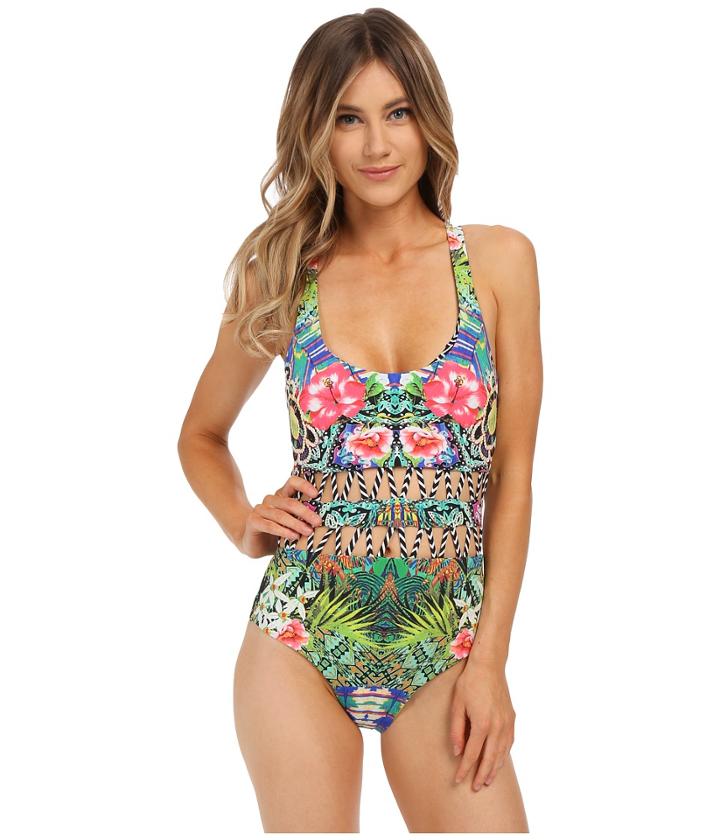 Red Carter - Shangri La Cut Out Mio One-piece