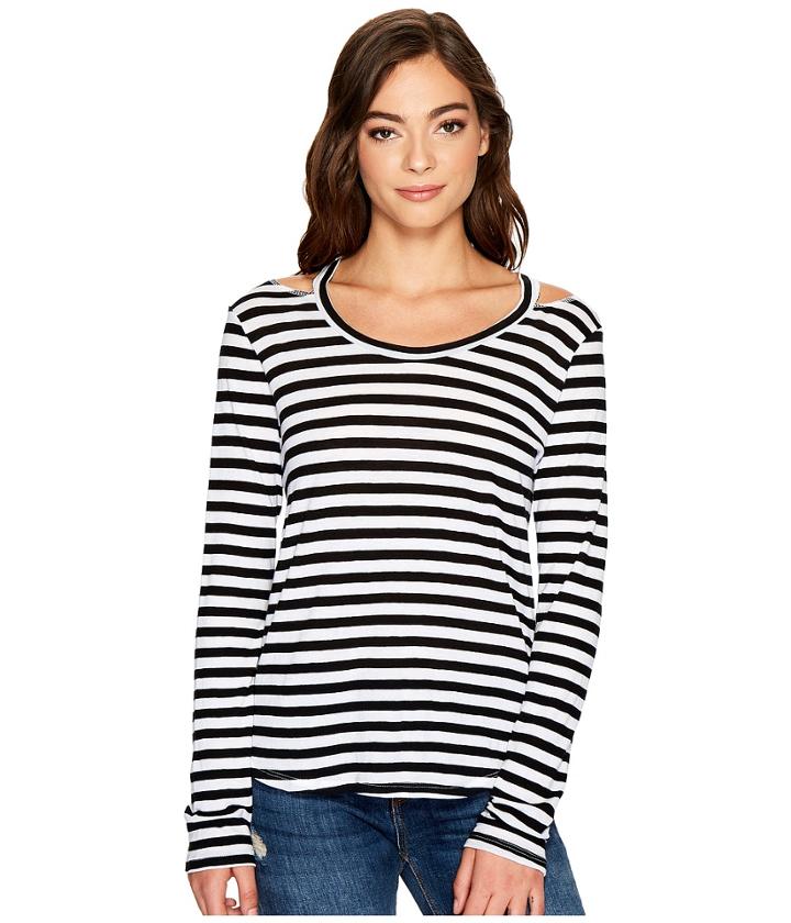 Lna - Stripe Bolero Long Sleeve