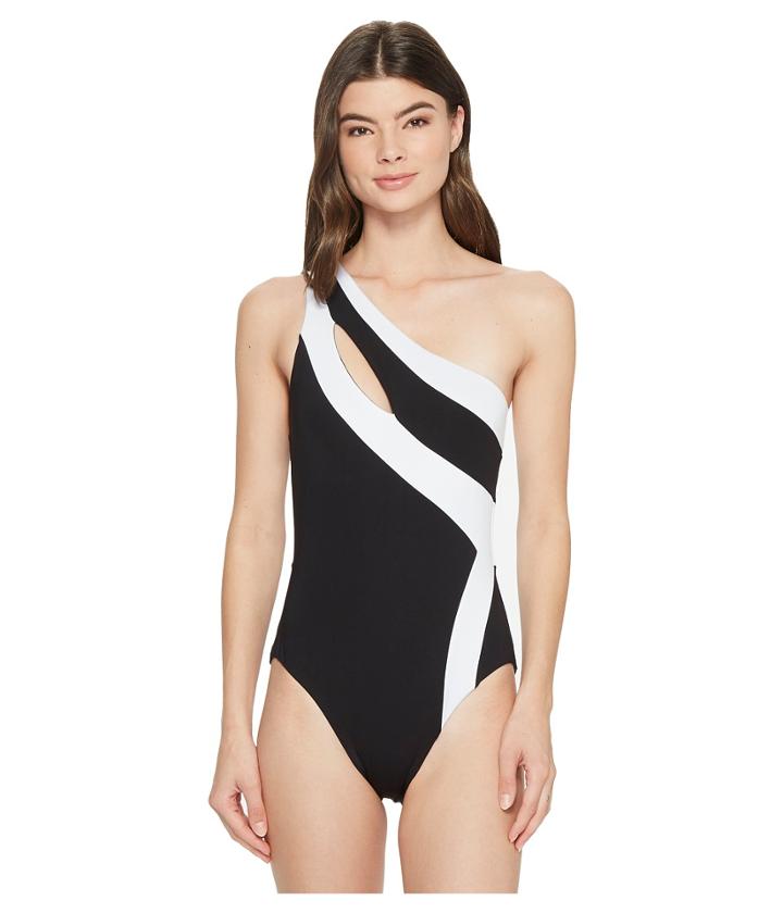 Kenneth Cole - Sexy Solids One Shoulder One-piece