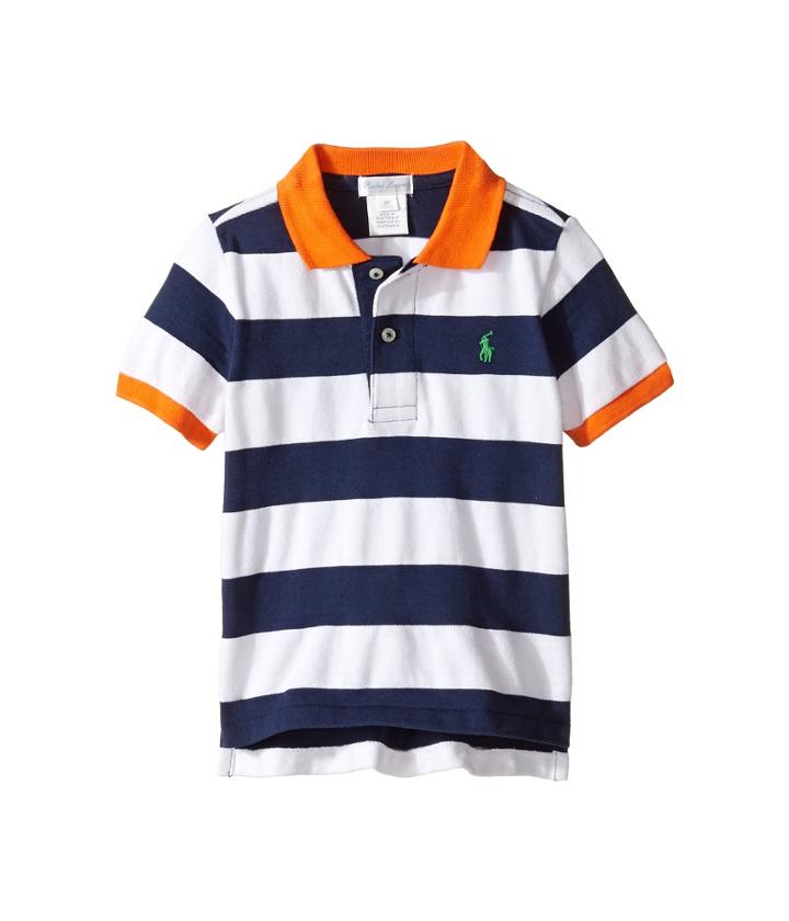 Ralph Lauren Baby - Yarn-dyed Mesh Stripe Polo Top