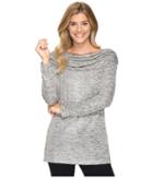 Nally &amp; Millie - Gold Jacquard Shirred Shoulder Tunic With Side Slits