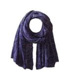 San Diego Hat Company - Bss1517 Blanket Scarf With Cable Stitch And Silver Metallic Yarn