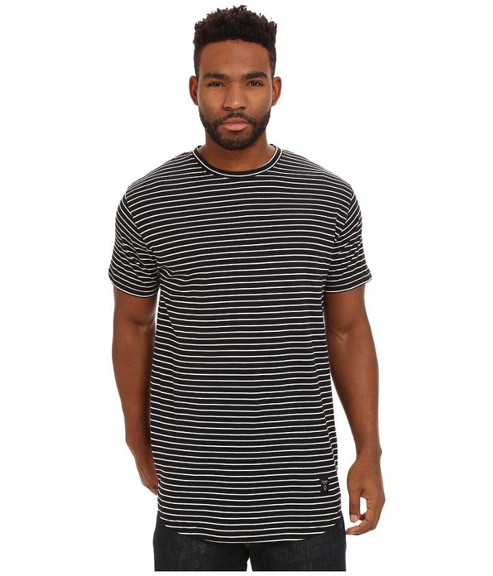 Akomplice - White Striped Moan Sc Tee