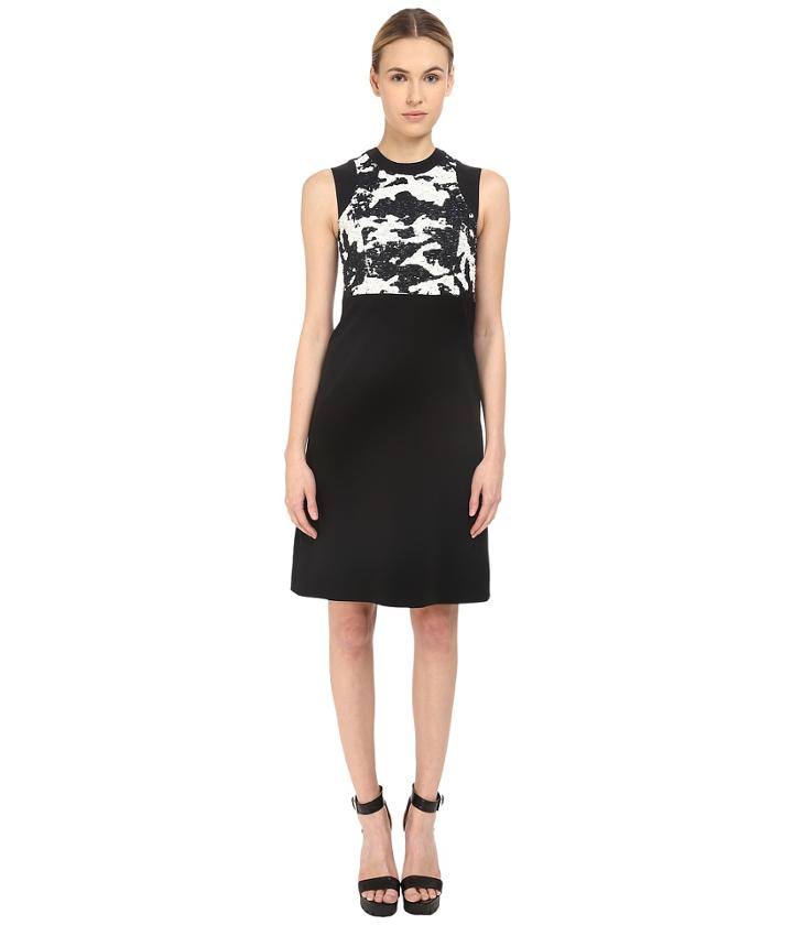 Neil Barrett - Mixed Fabrics Straight Dress