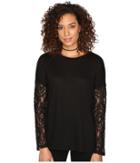 Jack By Bb Dakota - Juleen Soft Knit Top W/ Lace Back And Sleeves
