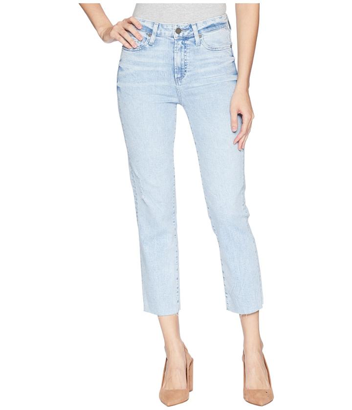 Paige - Hoxton Straight Crop With Raw Hem In Pasadena