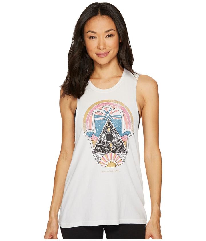 Spiritual Gangster - Hamsa Night Rocker Tank Top