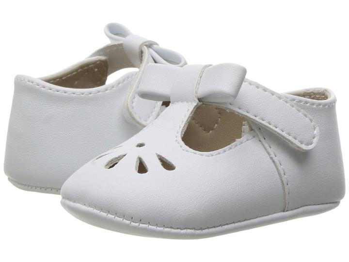 Baby Deer - Classic T-strap With Bow And Perforations