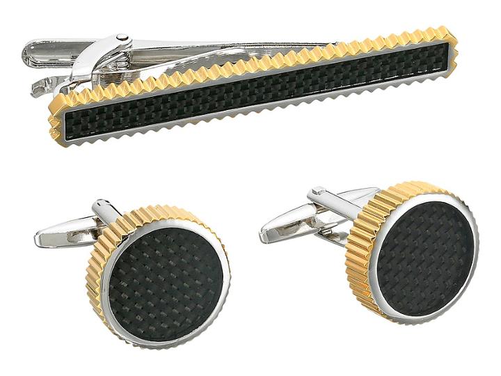 Stacy Adams - Set With Grooved Edge Carbon Fiber