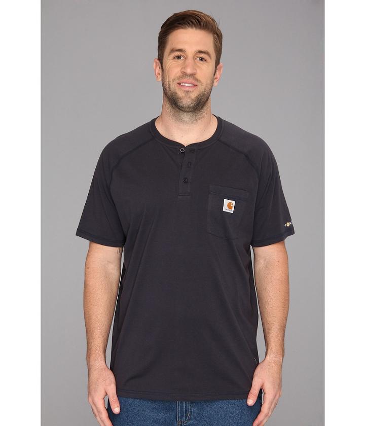 Carhartt Big Tall Force Cotton S/s Henley