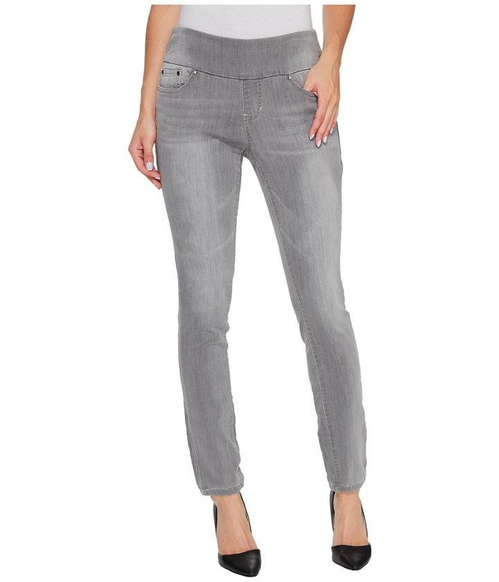 Jag Jeans Petite - Petite Nora Pull-on Skinny Knit Denim In Antique Tin