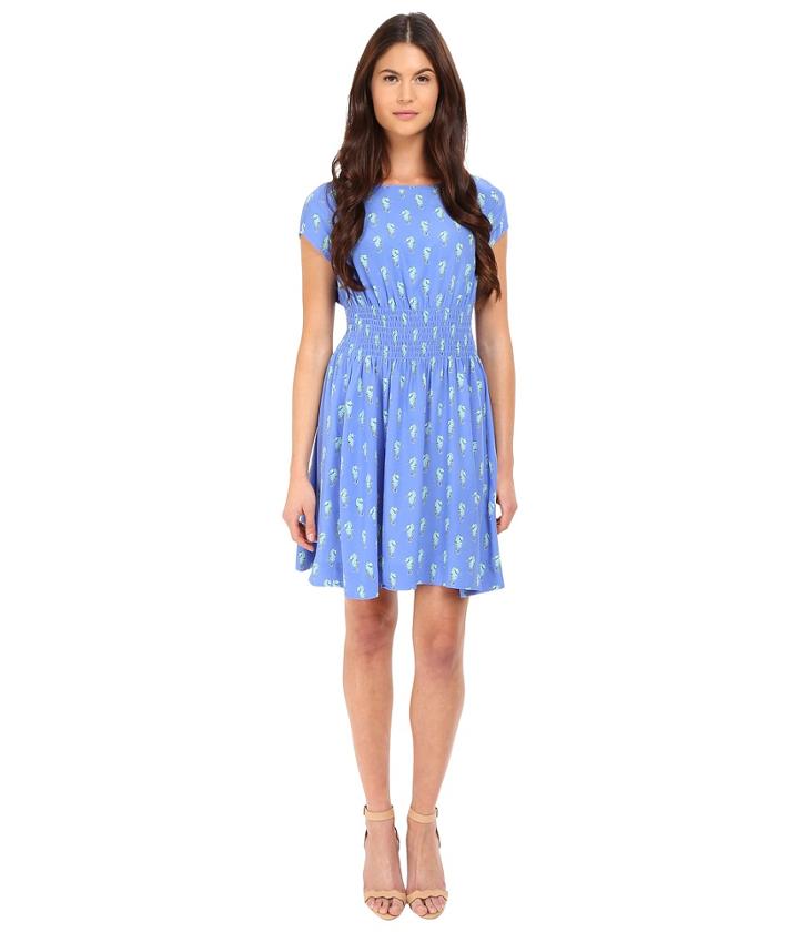 Kate Spade New York - Seahorses Cap Sleeve Dress
