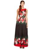 Tahari By Asl - Rose Printed Ballgown