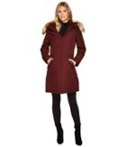 Vince Camuto - Faux Fur And Sherpa Hooded Down N1661