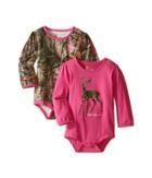 Carhartt Kids - Long Sleeved Pink Camo Body Shirt 2-pack