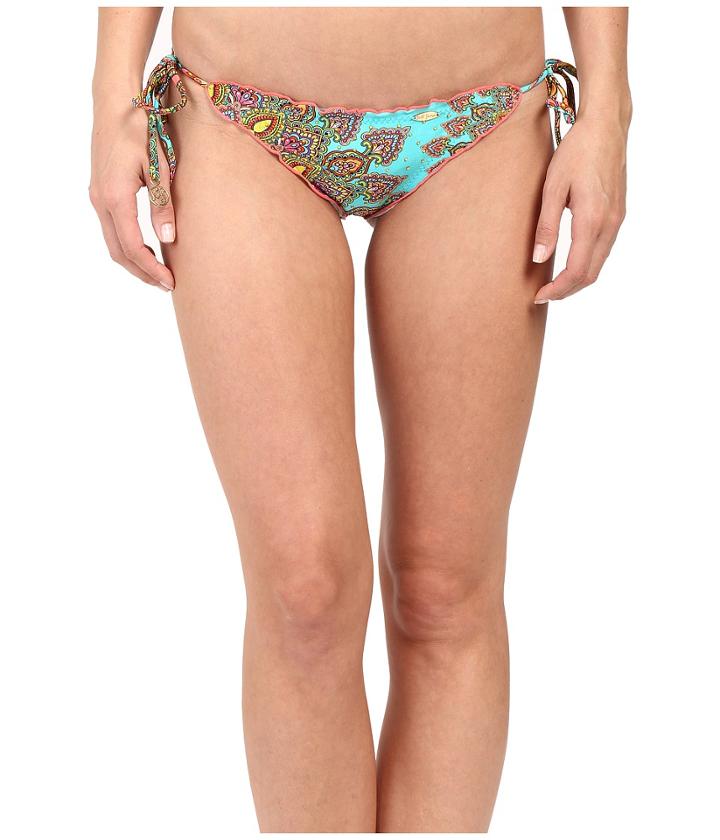 Luli Fama - Suenos Estrellados Crystalized Wavey Ruched Back Brazilian Tie Side Bottom