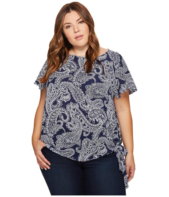 Michael Michael Kors - Plus Size Samara Side Tie Top