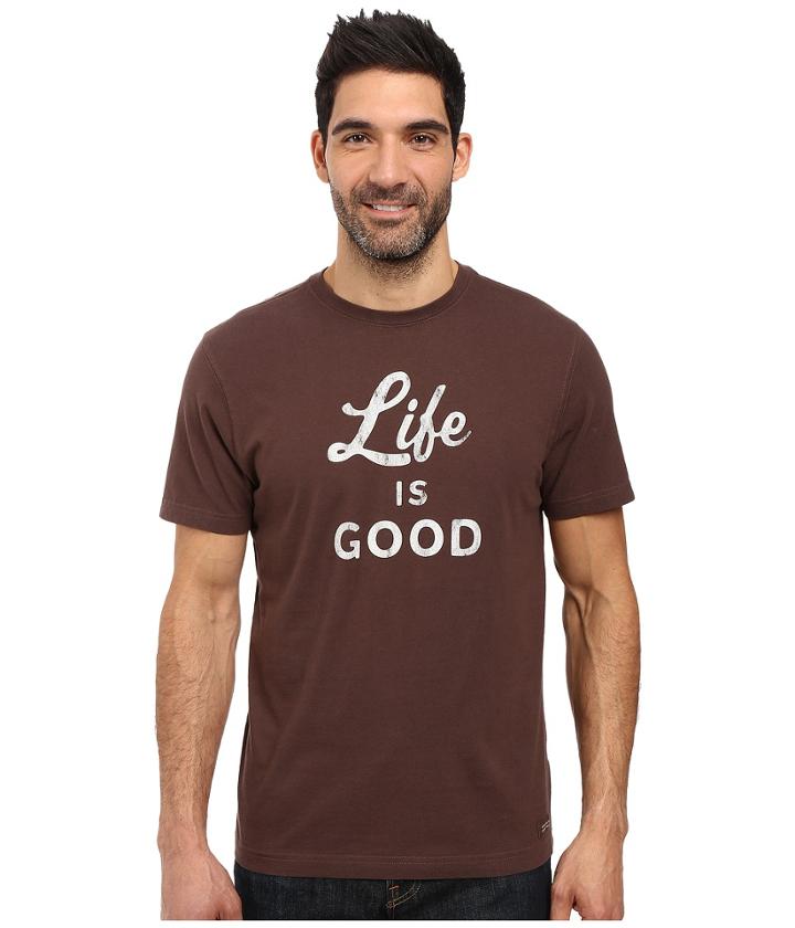 Life Is Good - Lig Script Crusher Tee