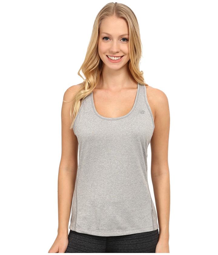 New Balance - Heathered Jersey Tank Top