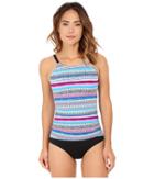 Jantzen - Painted Stripe High Neck One-piece