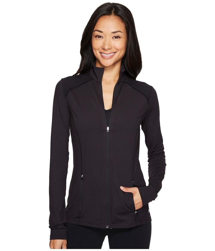 Ivanka Trump - Active Zip-up Jacket With Mesh Shoulder Patch