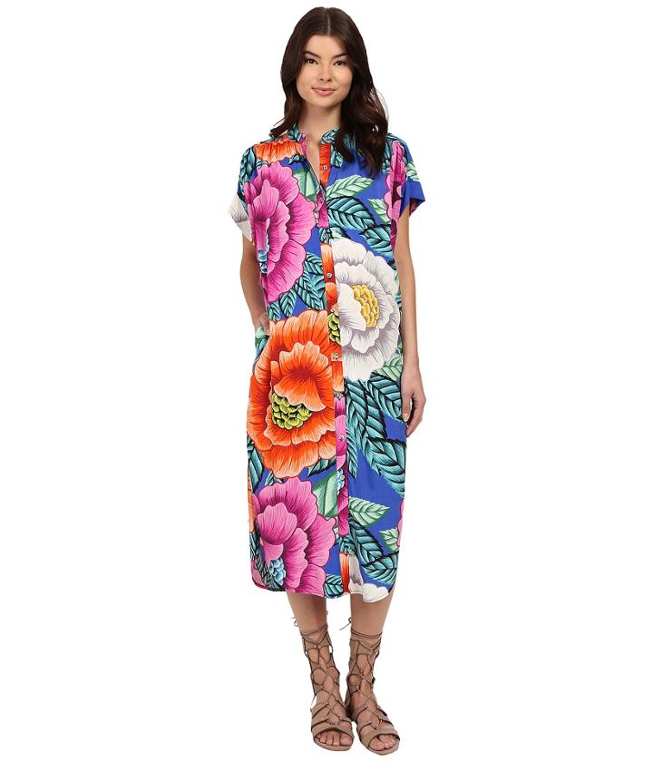 Mara Hoffman - Rayon Button Down Dress