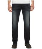 Buffalo David Bitton - Driven Straight Leg Jeans In Faded Dark Wash